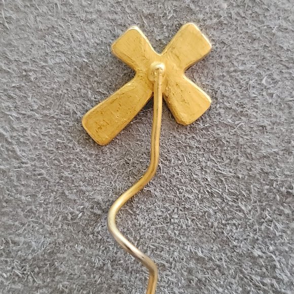 Gold Cross Metal Type Material Bookmark Book Mark Reading Book Books Religious - Picture 2 of 4